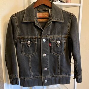 Levi’s Black Iconic Western Jean Jacket Rare Type 1